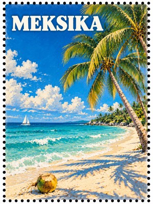 Meksika: pašto ženklas