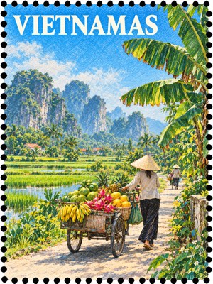 Vietnamas: pašto ženklas